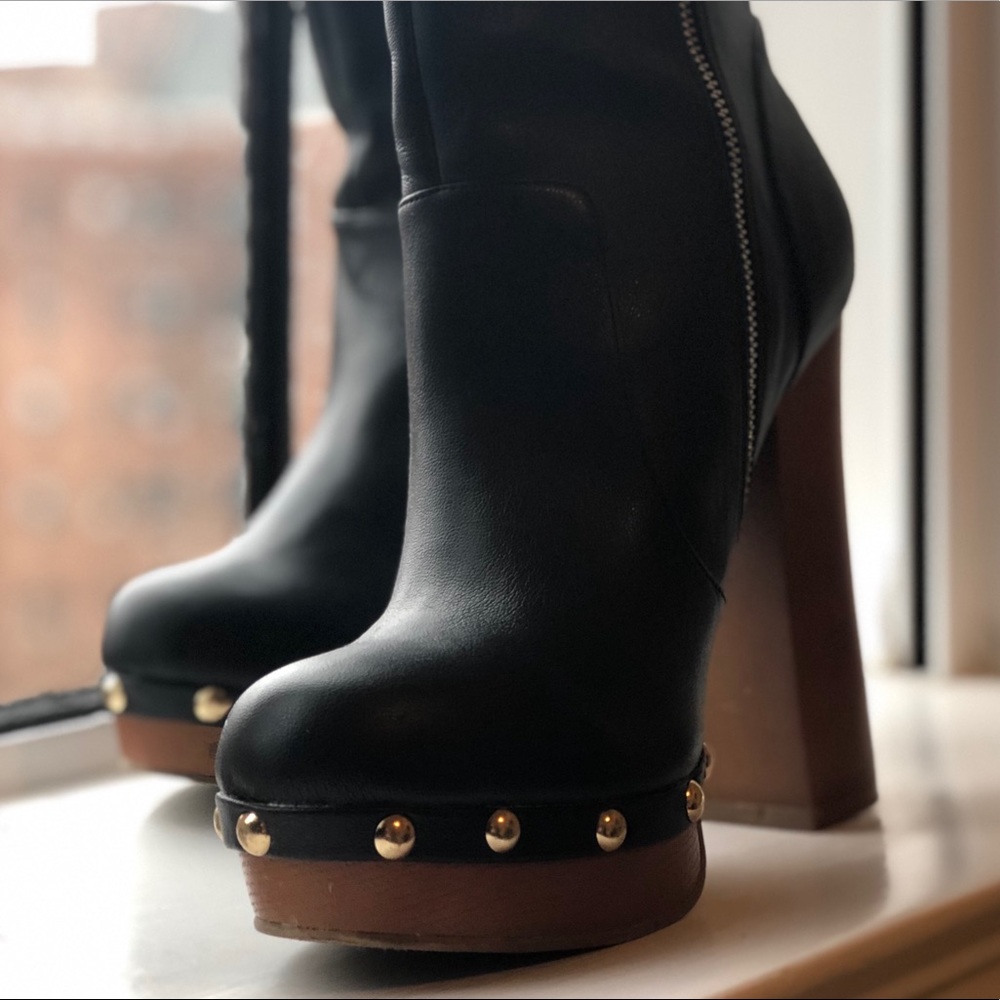 Black Chunky Disco Bootie - Picture 4 of 8